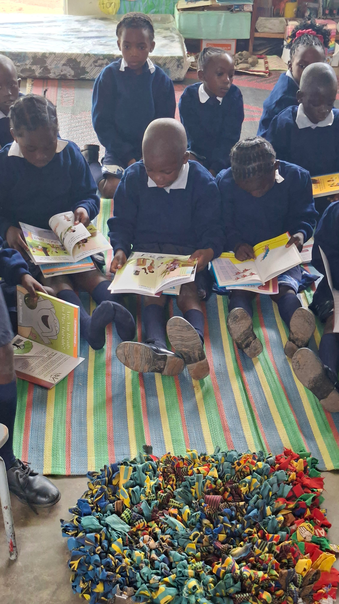 Quiet reading at Chipakata Children’s Academy- Rufunsa